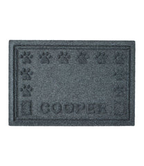 Personalized Recycled Waterhog Dog Placemat