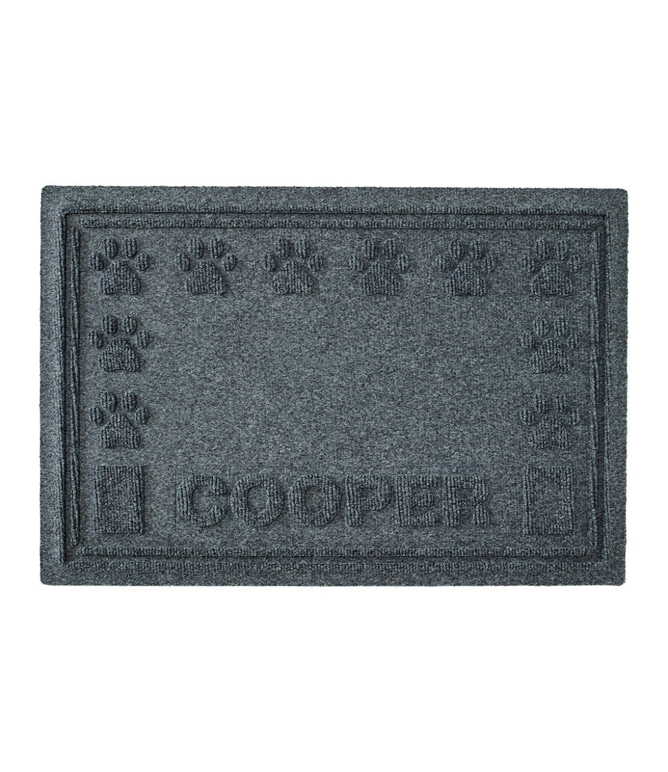 Personalized Recycled Waterhog Dog Placemat