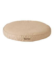 Round Premium Denim Dog Bed