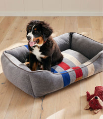 Cabin Stripe Dog Bed