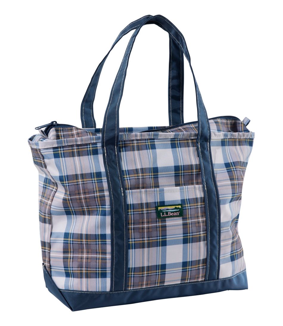 Everyday Lightweight Tote Plaid