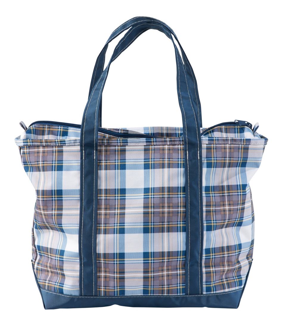 Everyday Lightweight Tote Plaid