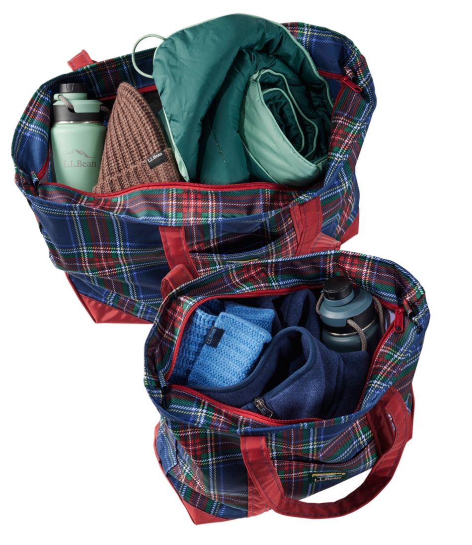Everyday Lightweight Tote Plaid