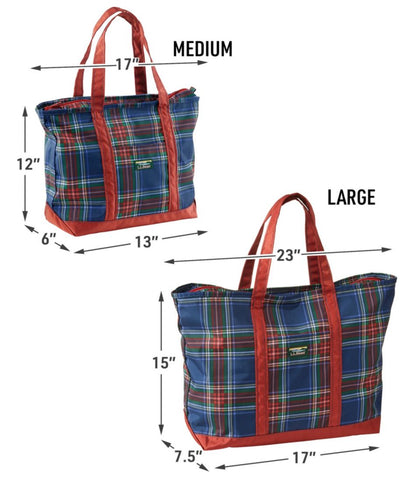 Everyday Lightweight Tote, Plaid