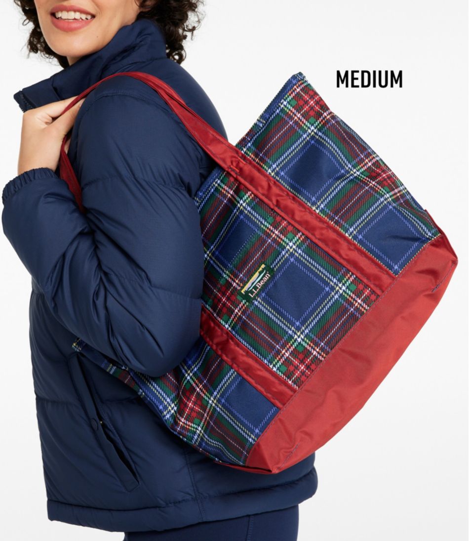 Everyday Lightweight Tote Plaid
