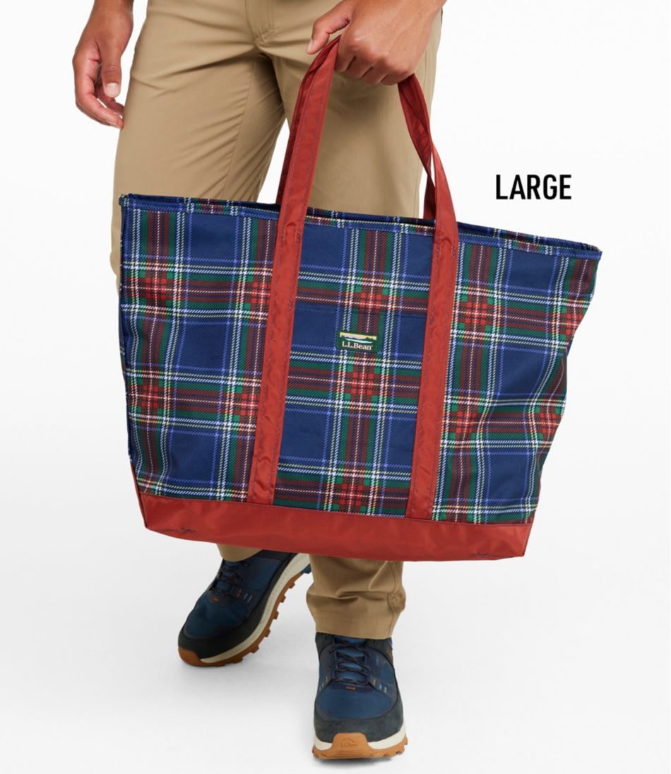 Everyday Lightweight Tote Plaid
