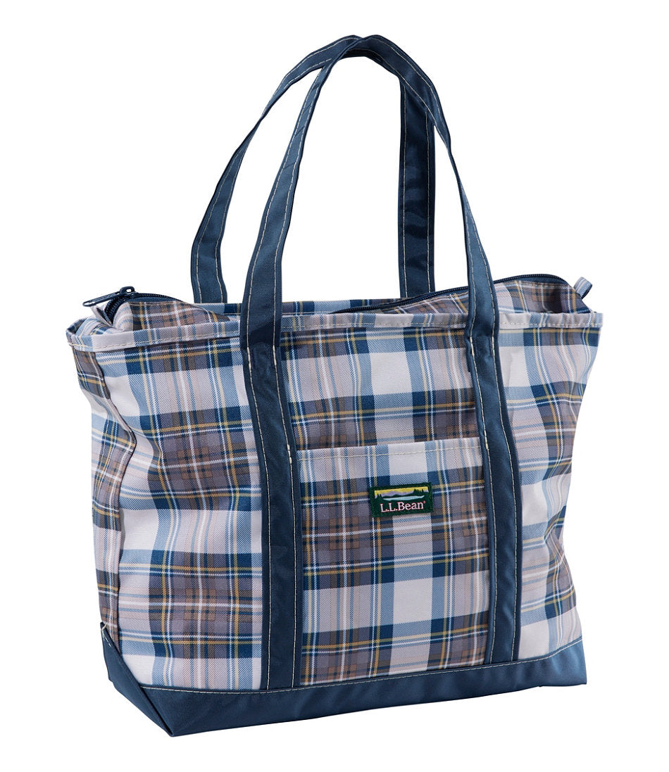 Everyday Lightweight Tote Plaid