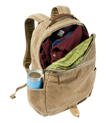 Waxed Canvas Travel Backpack