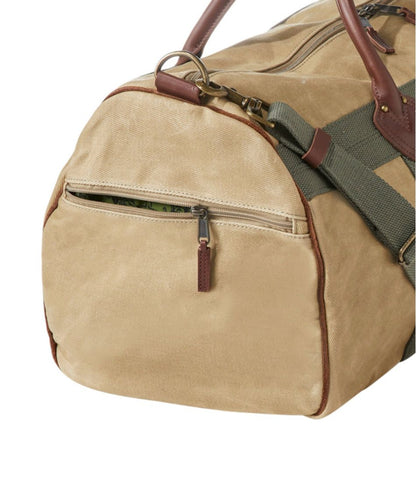 Waxed Canvas Duffle, Medium