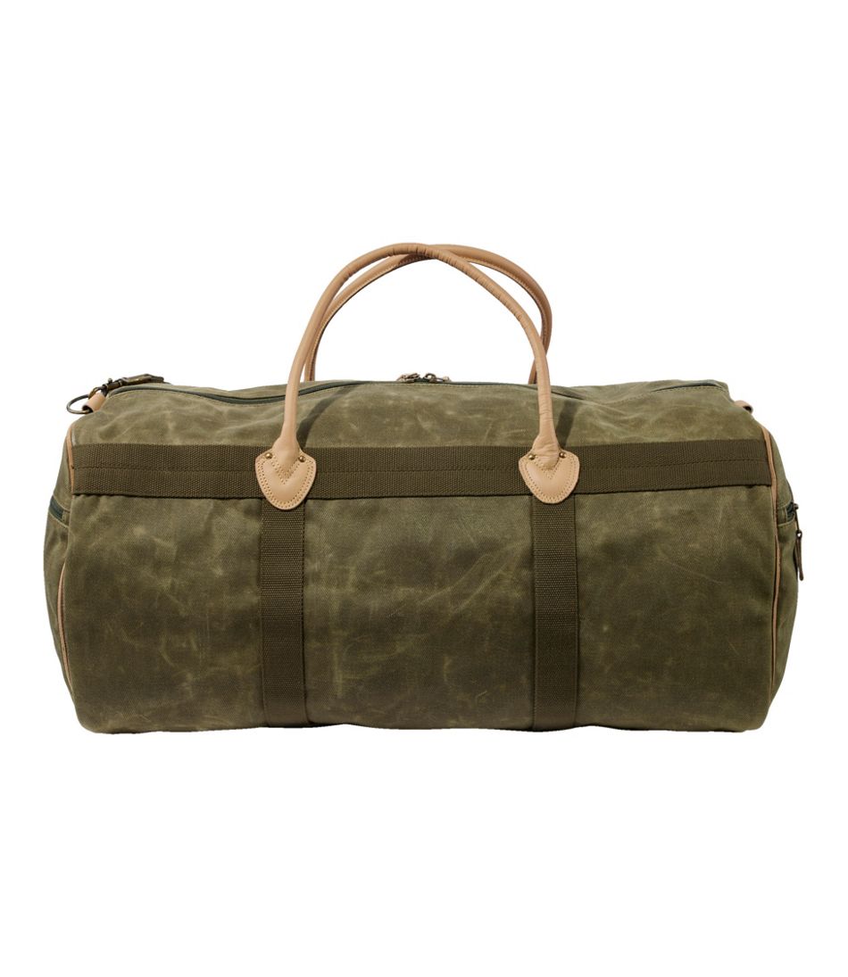 Large Waxed Canvas Duffle