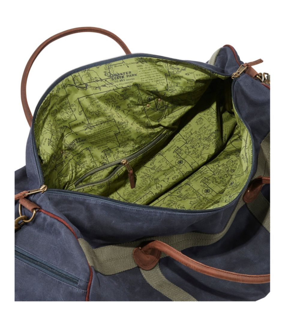 Large Waxed Canvas Duffle