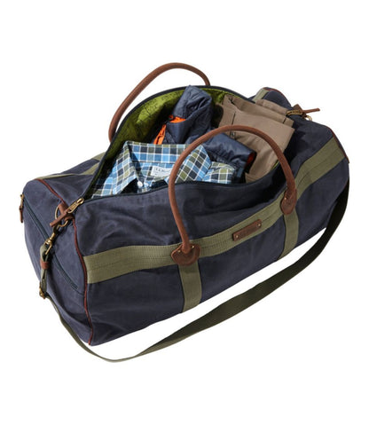 Waxed Canvas Duffle, Large