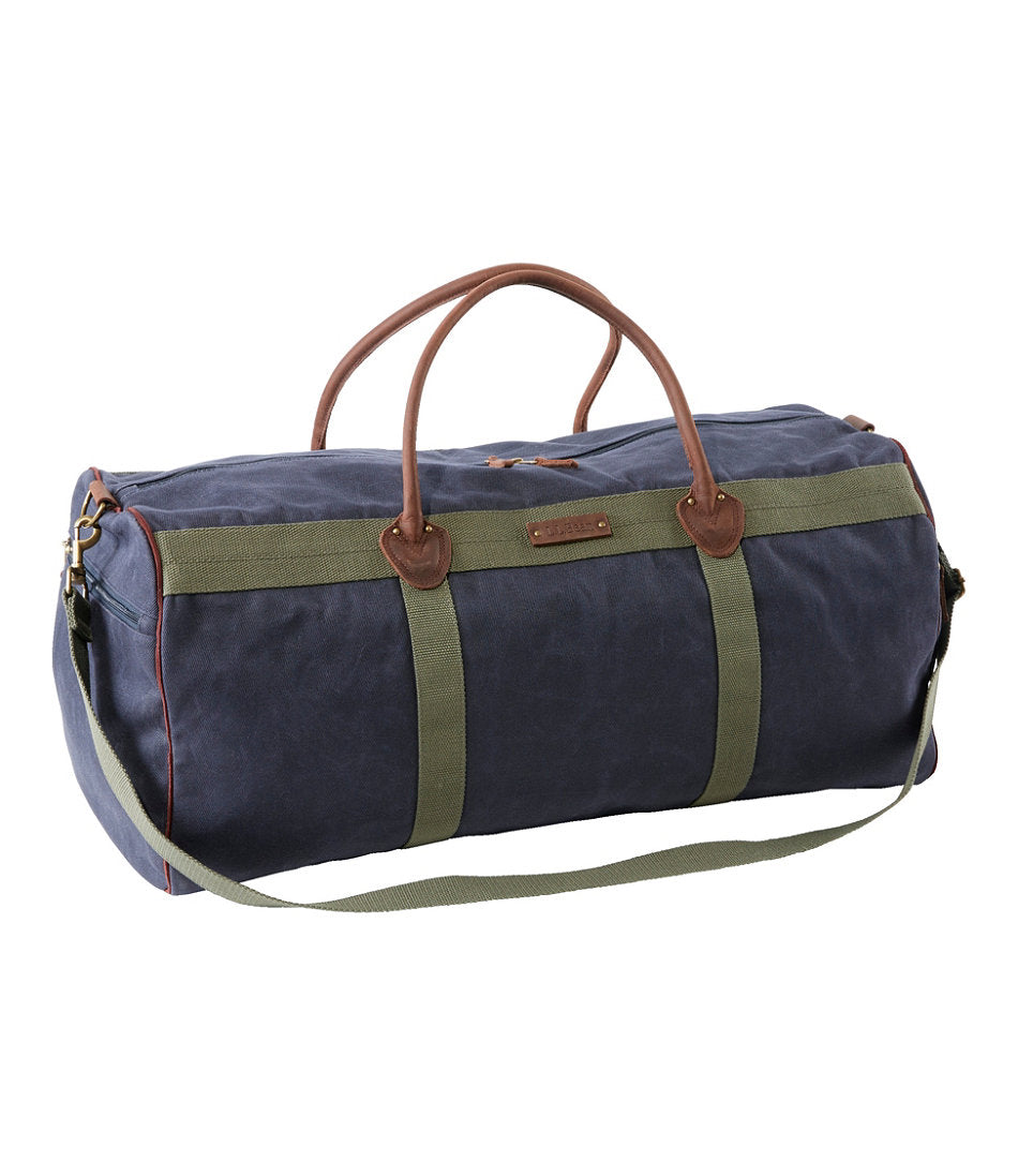 Large Waxed Canvas Duffle
