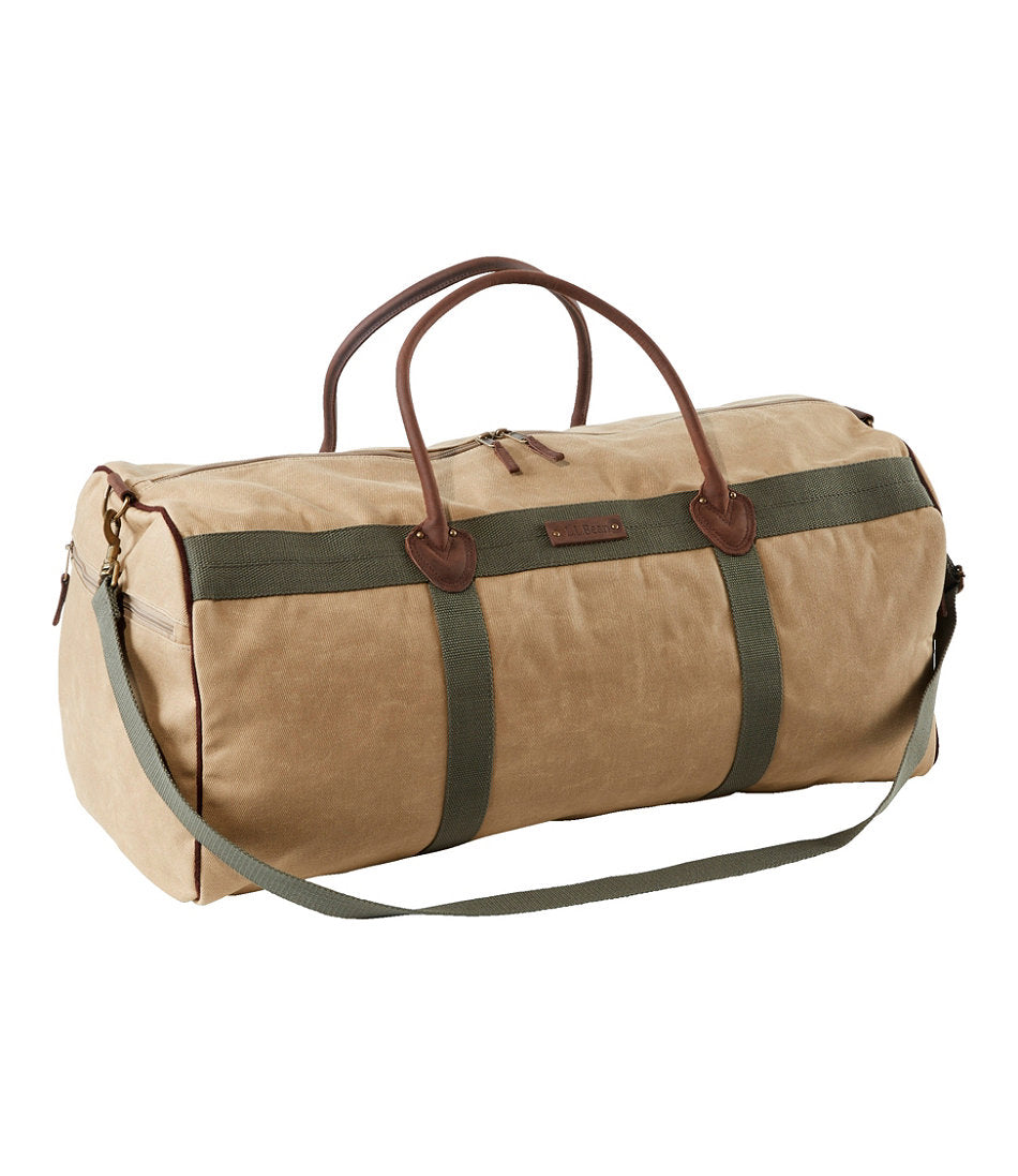 Large Waxed Canvas Duffle