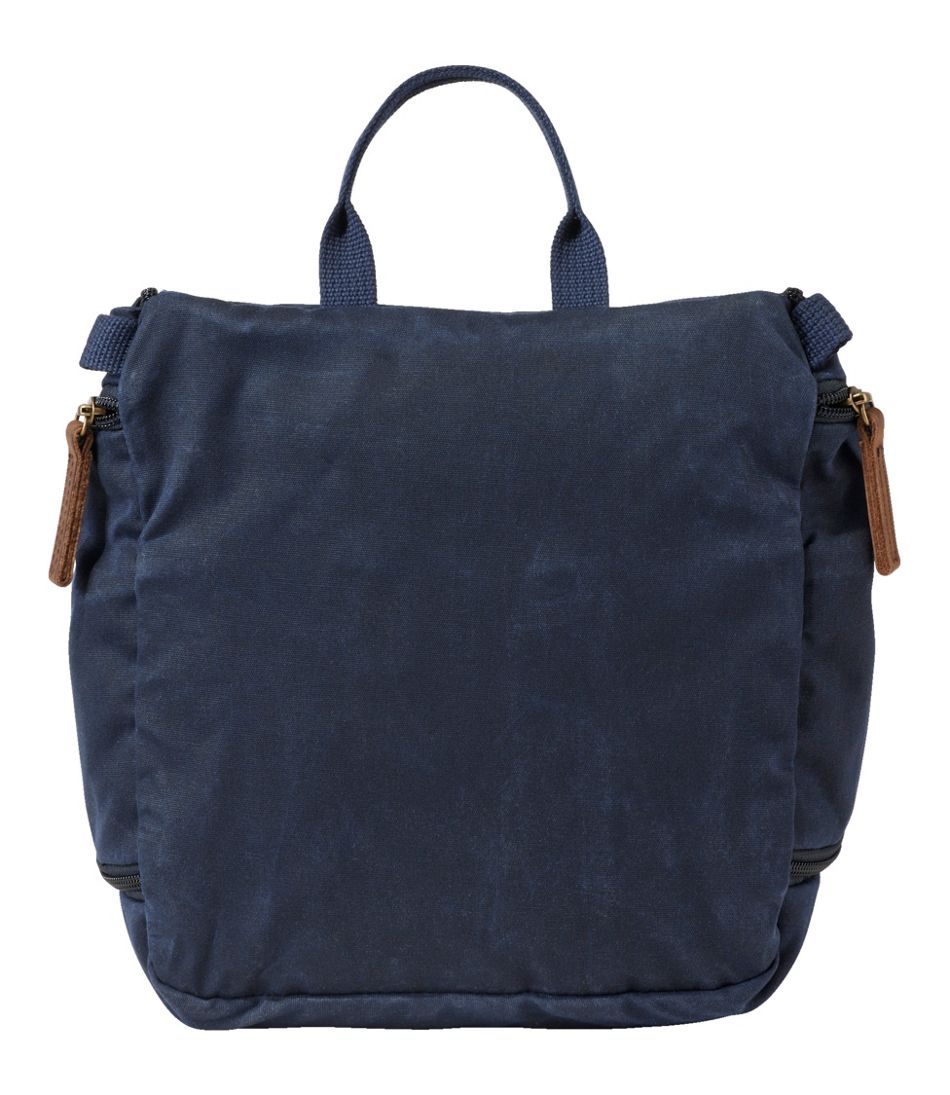 Waxed-Canvas Personal Organizer Toiletry Bag Medium