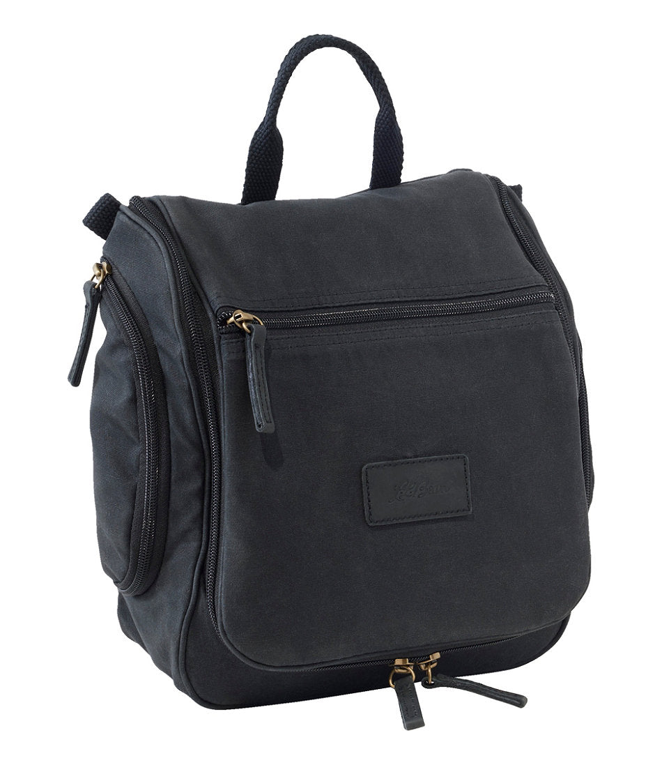 Waxed-Canvas Personal Organizer Toiletry Bag Medium