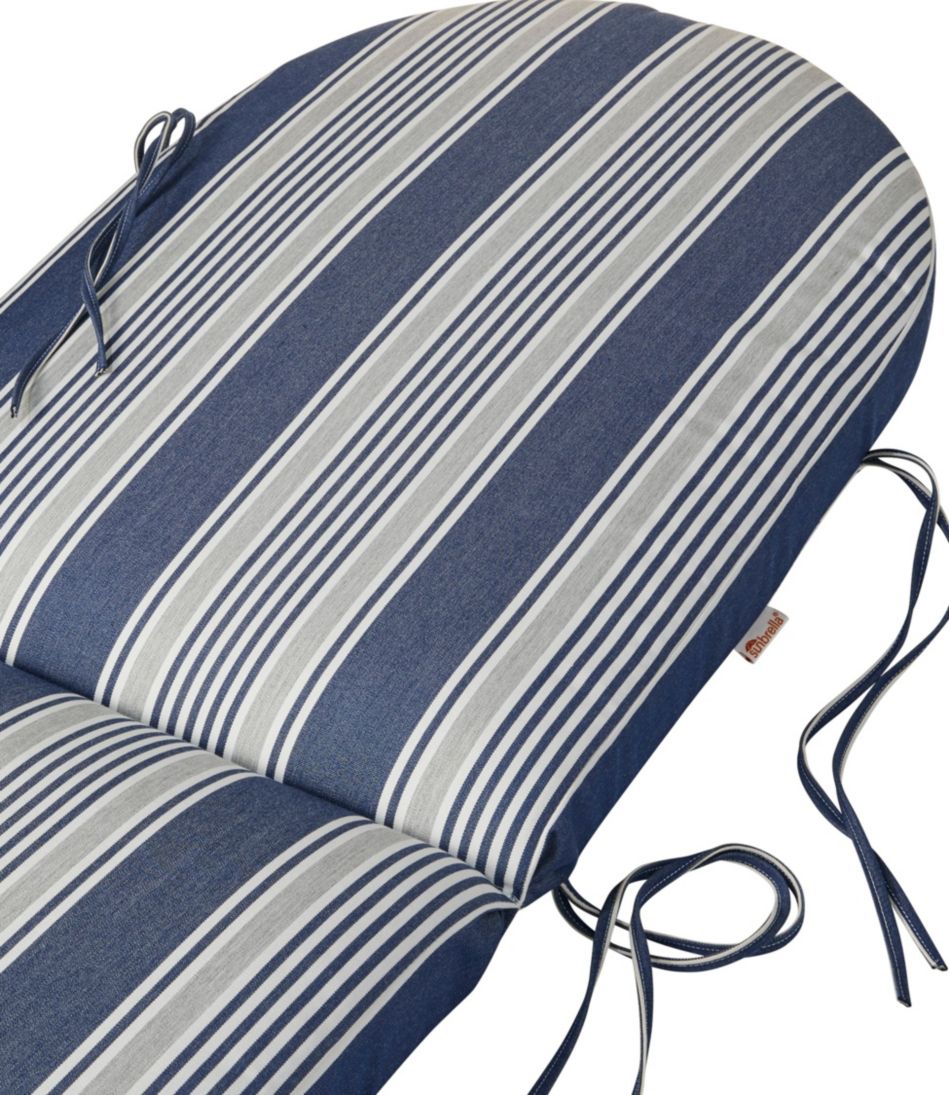 Stripe Casco Bay Adirondack Chair Seat and Back Cushion