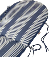 Stripe Casco Bay Adirondack Chair Seat and Back Cushion