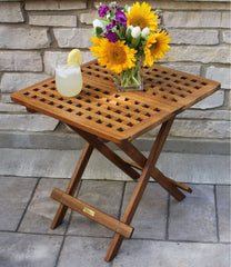 Eucalyptus Folding Side Table