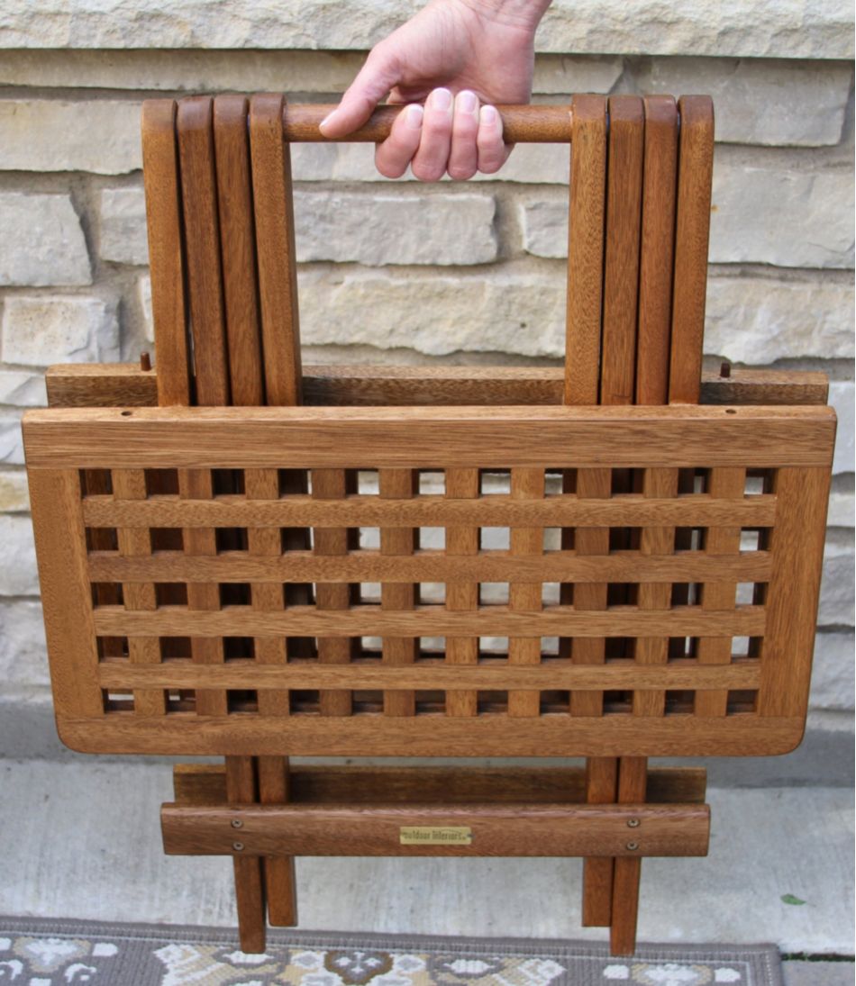 Eucalyptus Folding Side Table