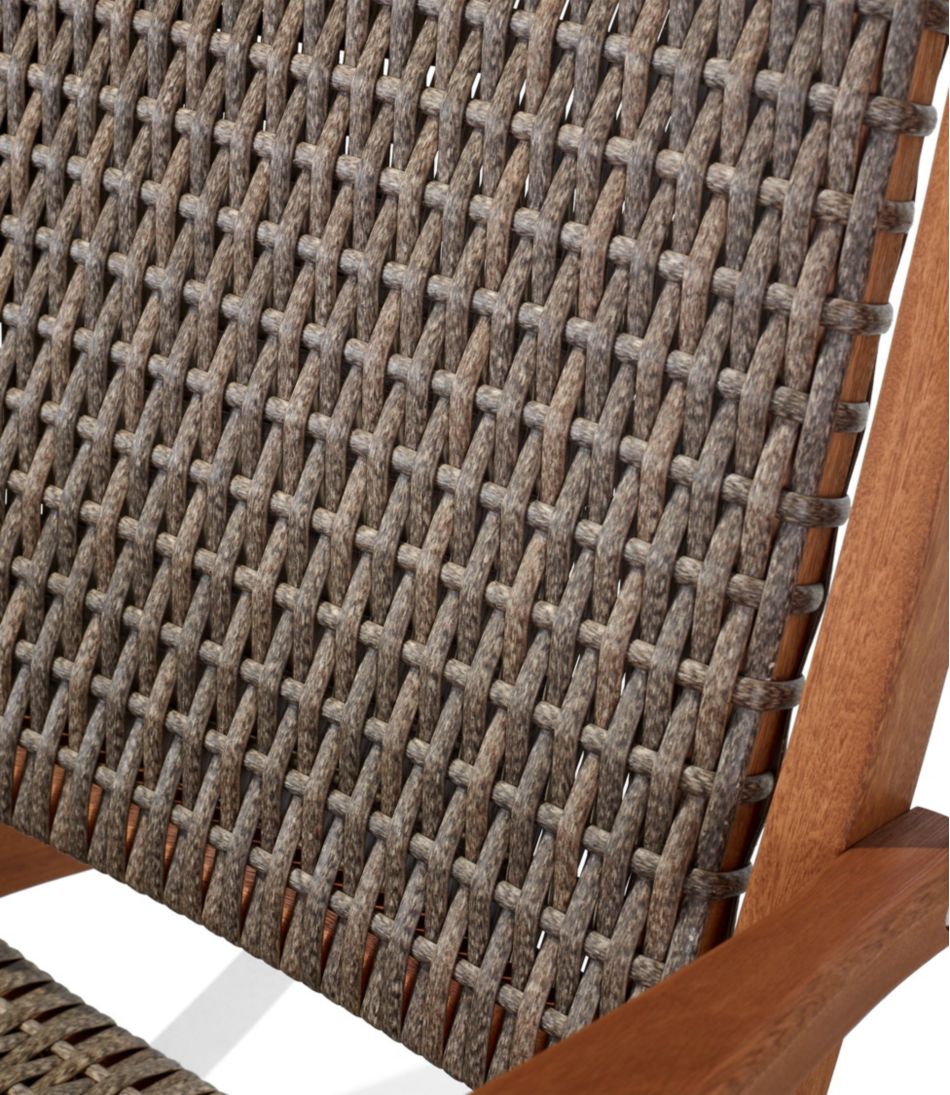 Wicker Eucalyptus Rocker