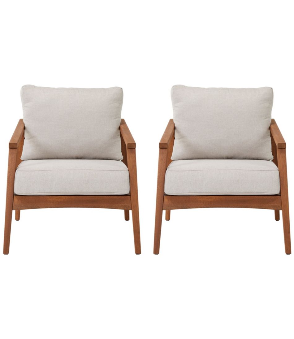 Eucalyptus Patio Chair Set of Two