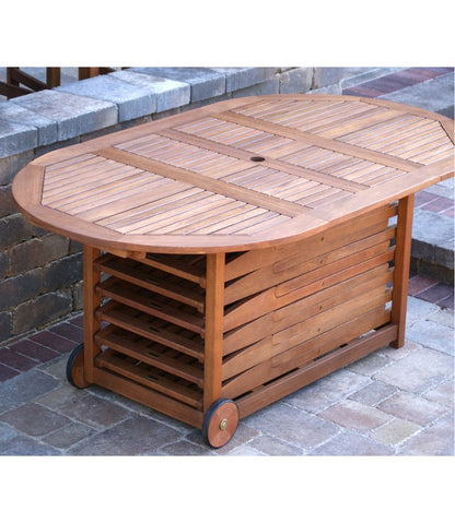 Eucalyptus Storage 7-Piece Dining Set