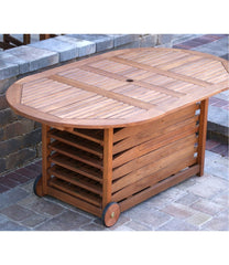 Eucalyptus Storage 7-Piece Dining Set