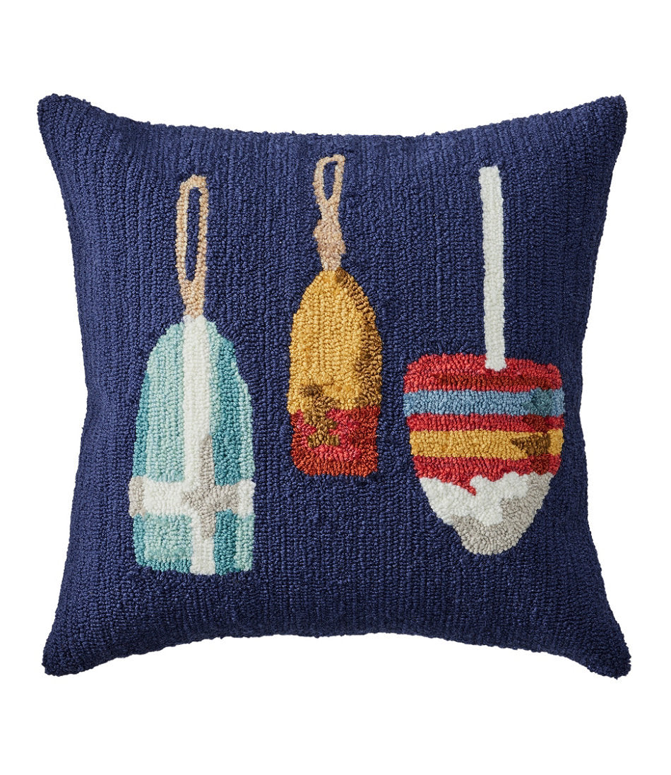 Indoor/Outdoor Hooked Pillow Buoys