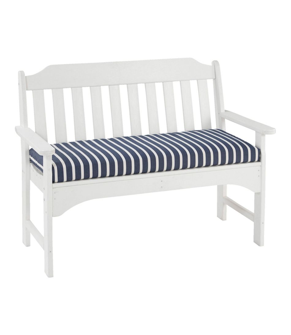 Stripe Casco Bay All-Weather Bench Cushion