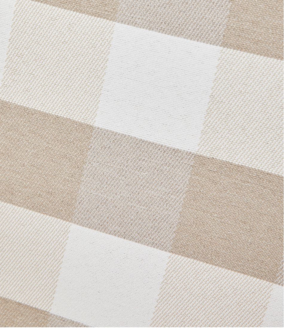 Buffalo Plaid Adirondack Chair Seat and Back Cushion