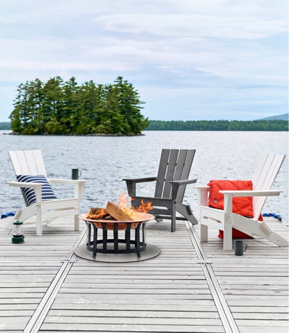 All-Weather Adirondack Chair, Square-Back