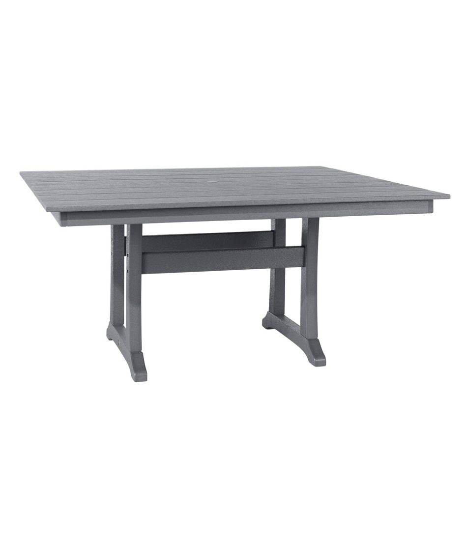 Square All-Weather Farmhouse Table 8-Person