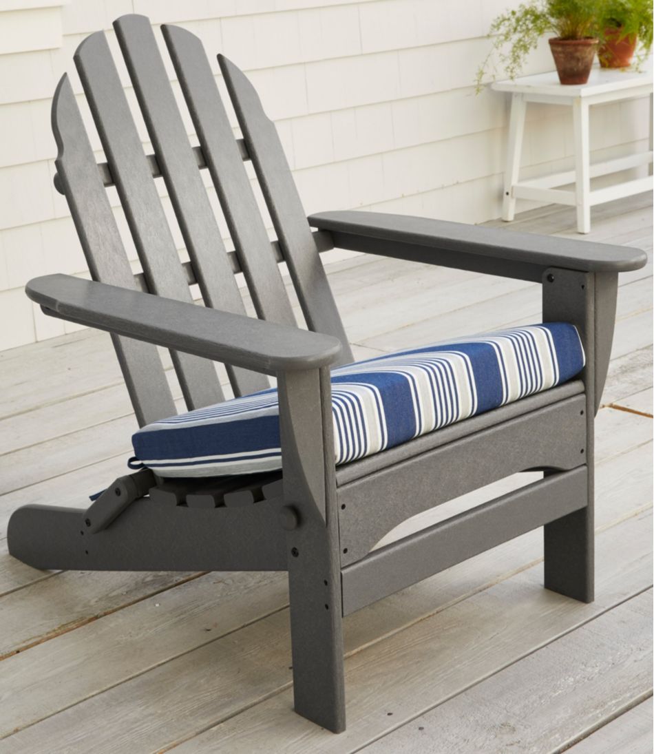 Stripe Casco Bay Adirondack Chair Seat Cushion
