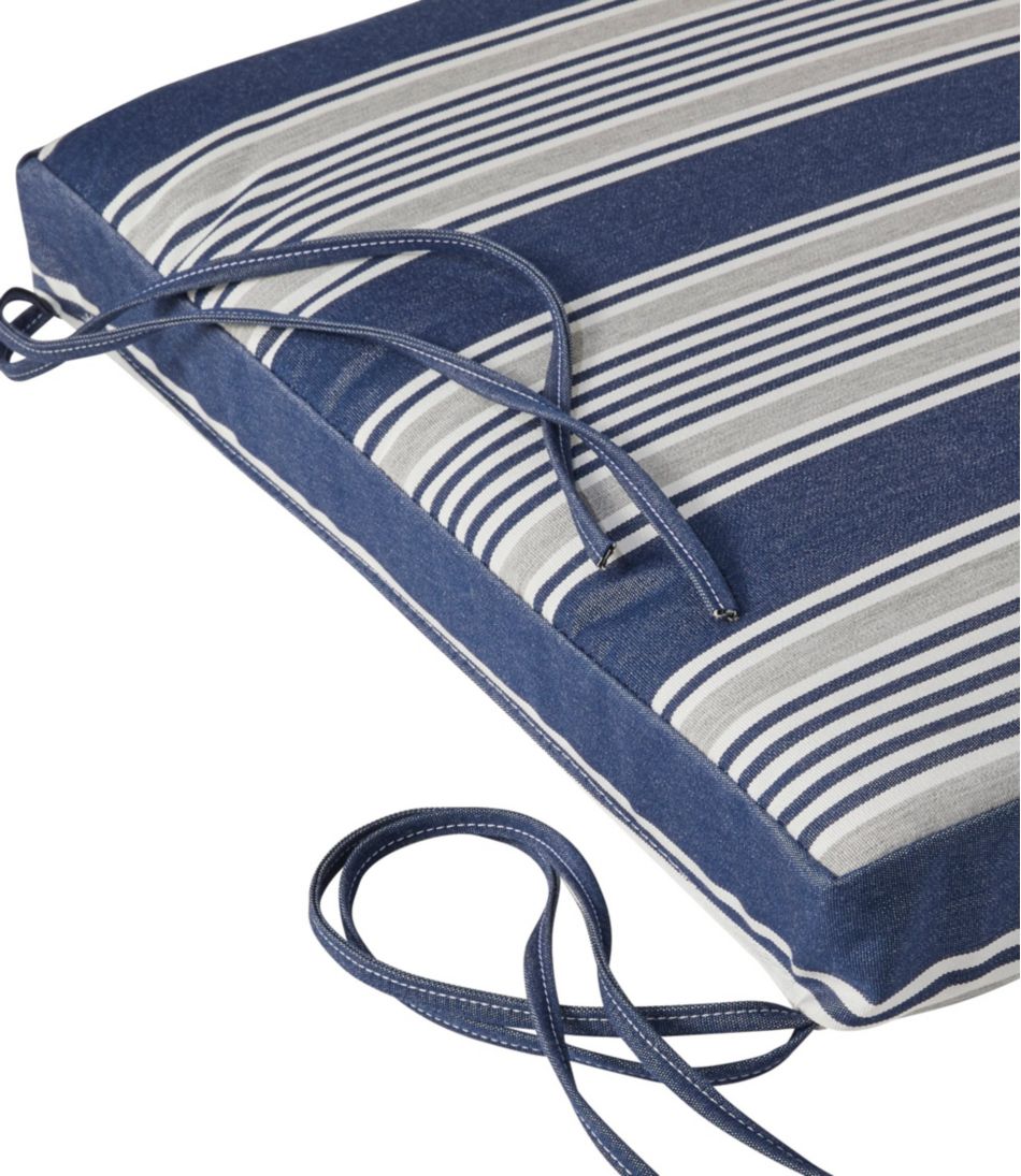 Stripe Casco Bay Adirondack Chair Seat Cushion