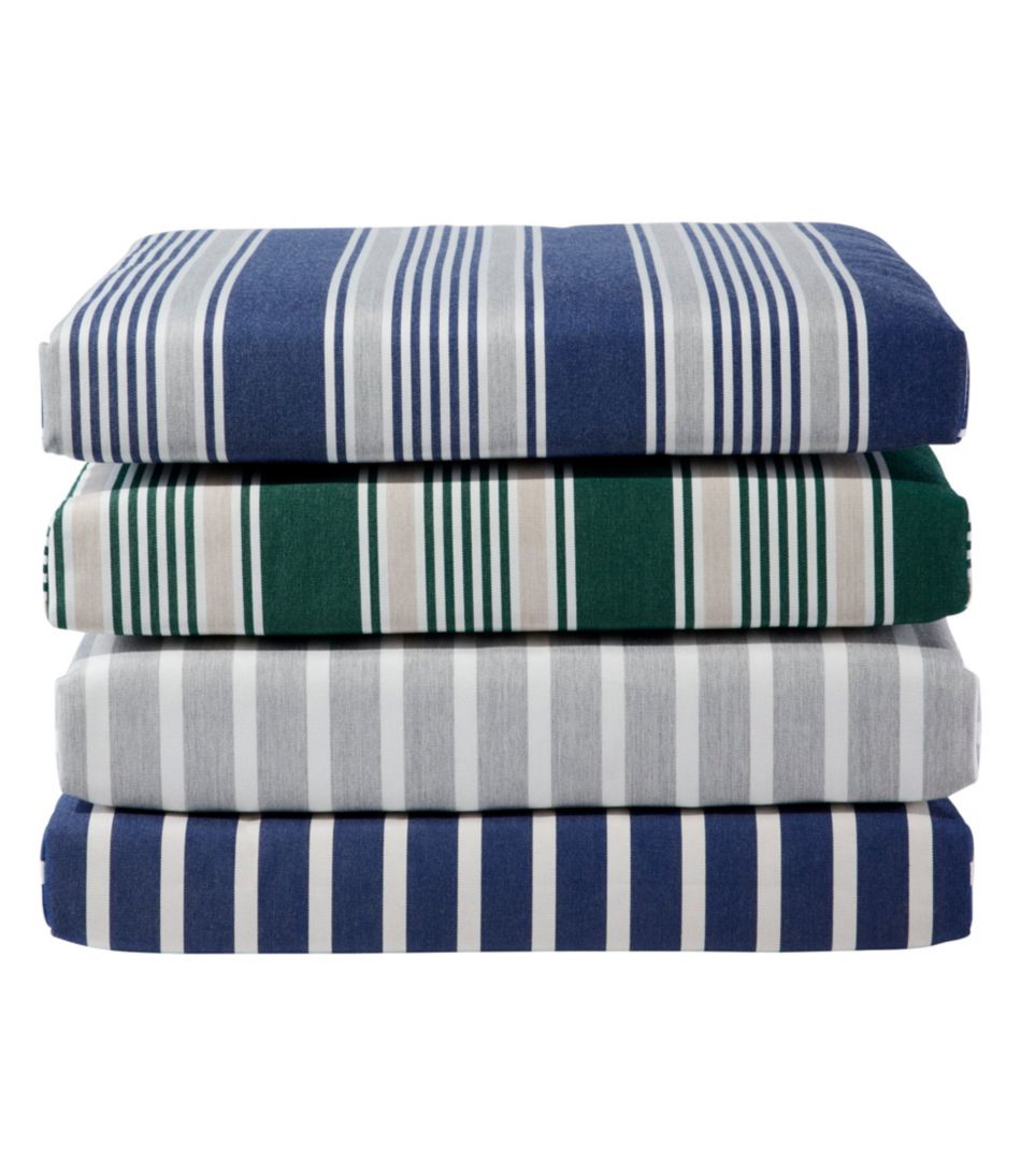 Stripe Casco Bay Adirondack Chair Seat Cushion