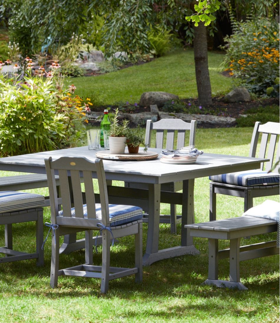 Casco Bay Cushion for All-Weather Armless/Folding Chair Stripe