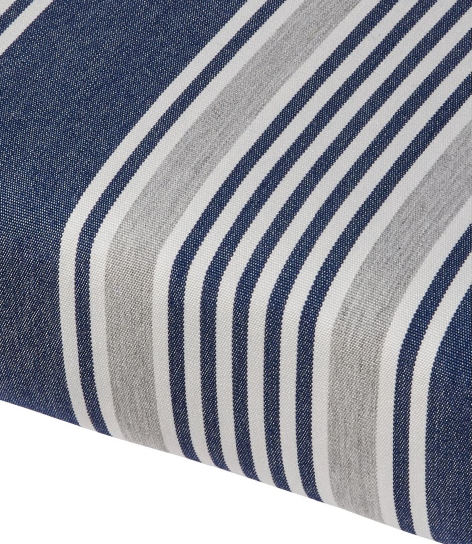 Casco Bay Cushion for All-Weather Armless/Folding Chair Stripe
