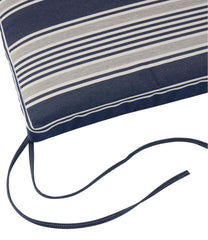Casco Bay Cushion for All-Weather Armless/Folding Chair Stripe