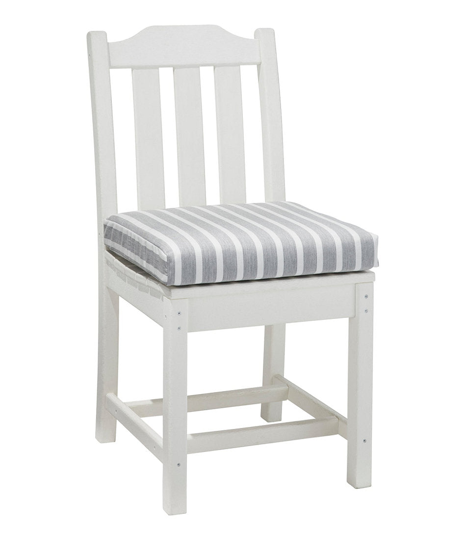 Casco Bay Cushion for All-Weather Armless/Folding Chair Stripe