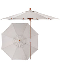 Wood Sunbrella Market Umbrella
