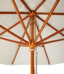 Wood Sunbrella Market Umbrella