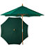 Wood Sunbrella Market Umbrella