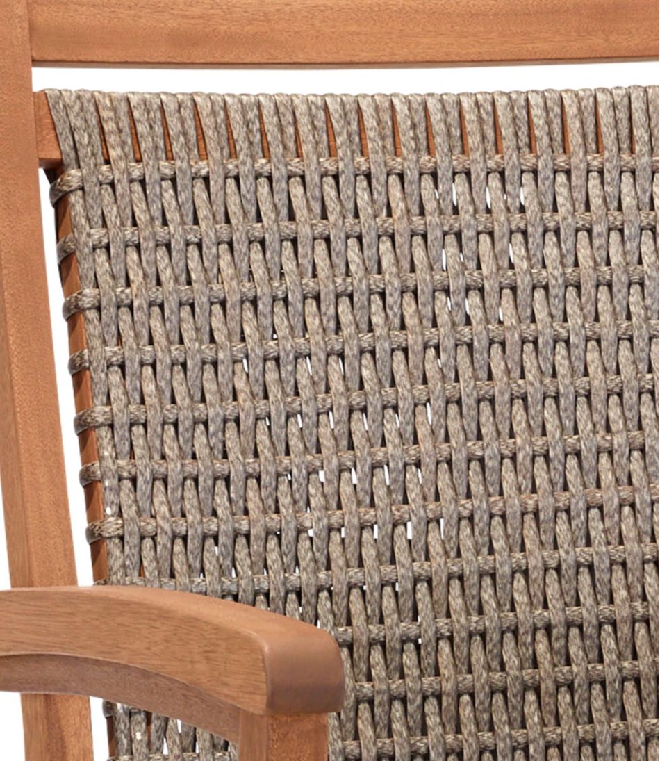 Wicker Eucalyptus Dining Chair
