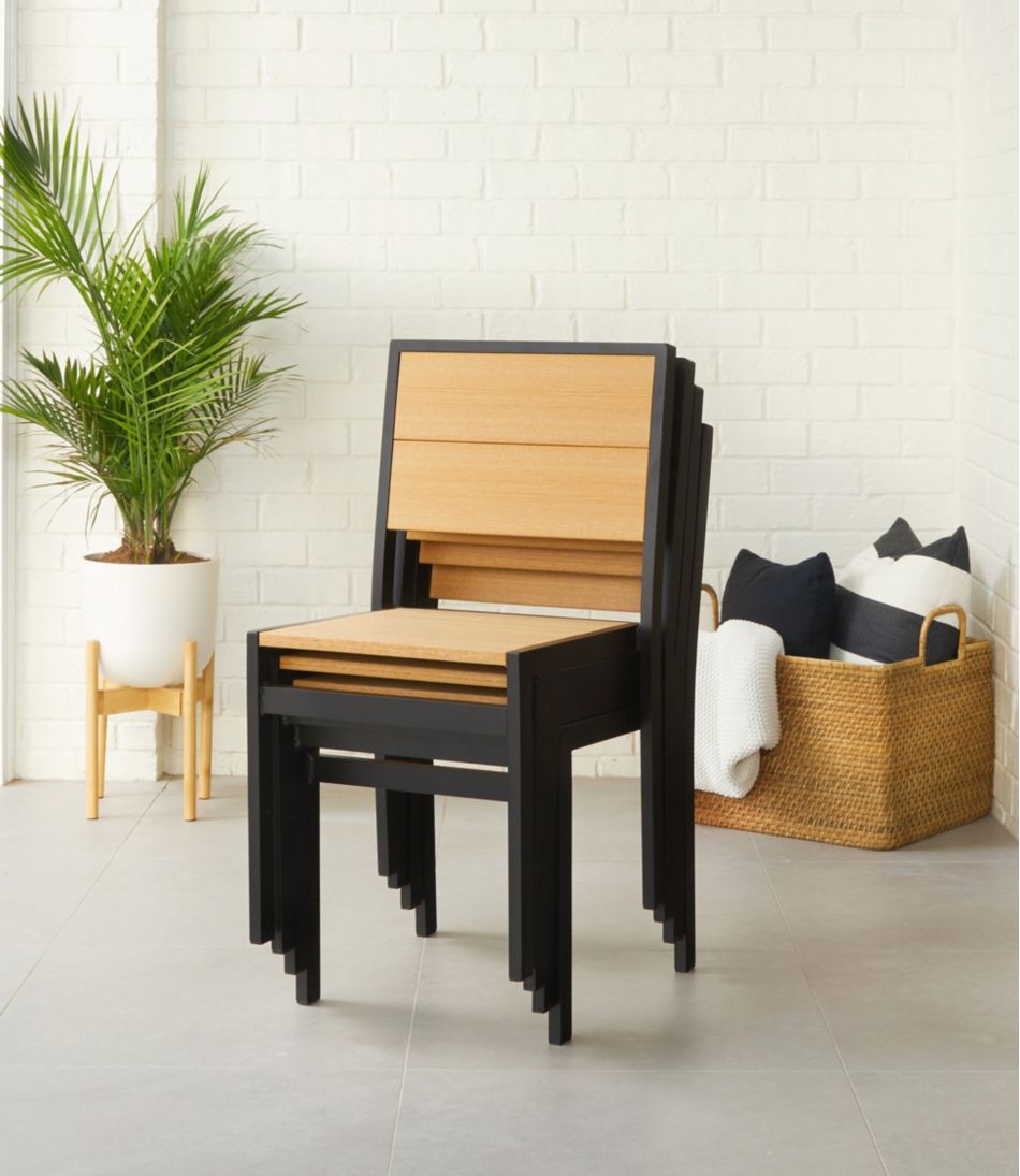 Black Aluminum/Recycled Poly Lumber Farmhouse Dining Set