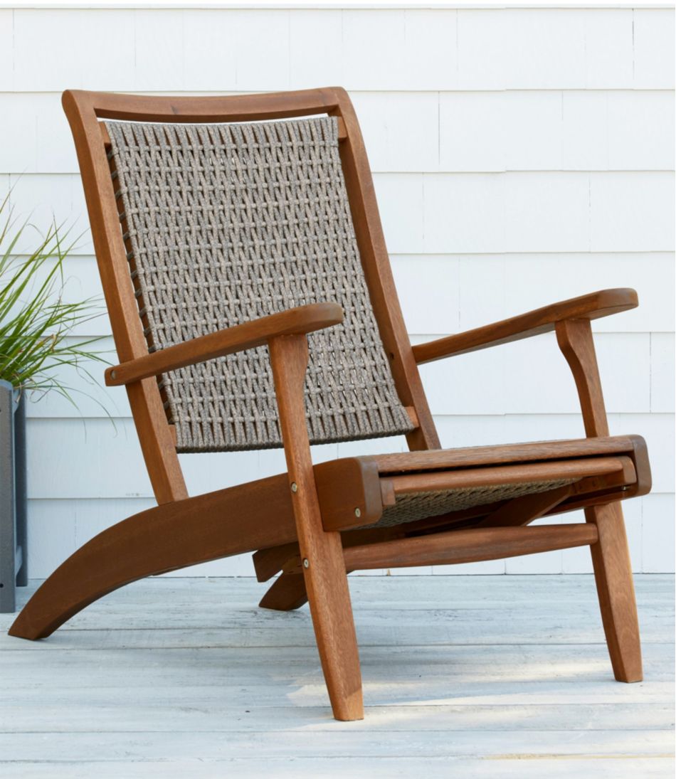 Wicker Eucalyptus Lounger