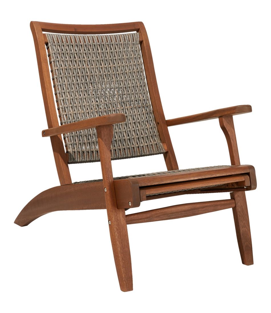 Wicker Eucalyptus Lounger