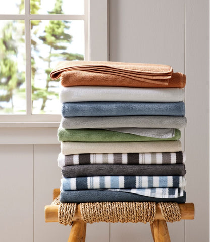 Organic Textured Cotton Towel Set