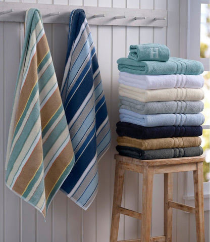 Bean's Organic Cotton Towel, Stripe