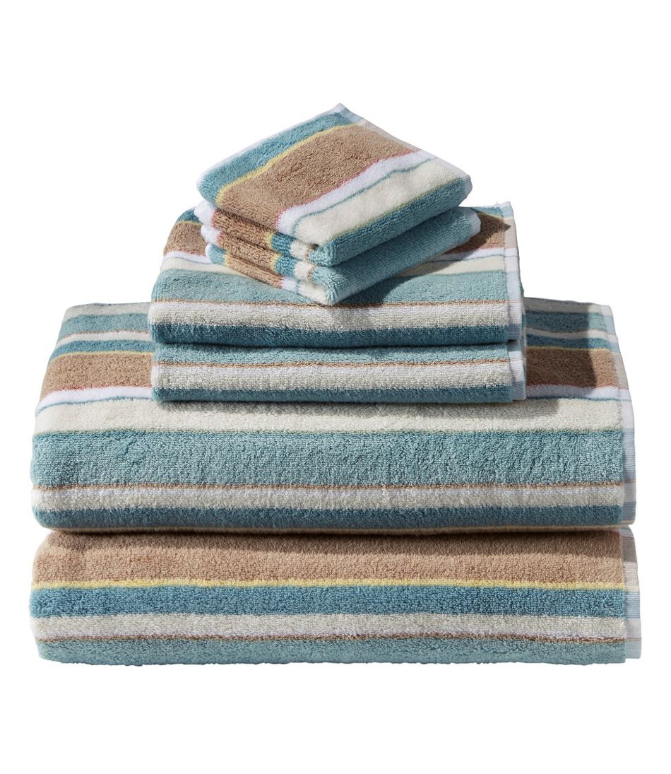 Stripe Bean's Organic Cotton Towel Set